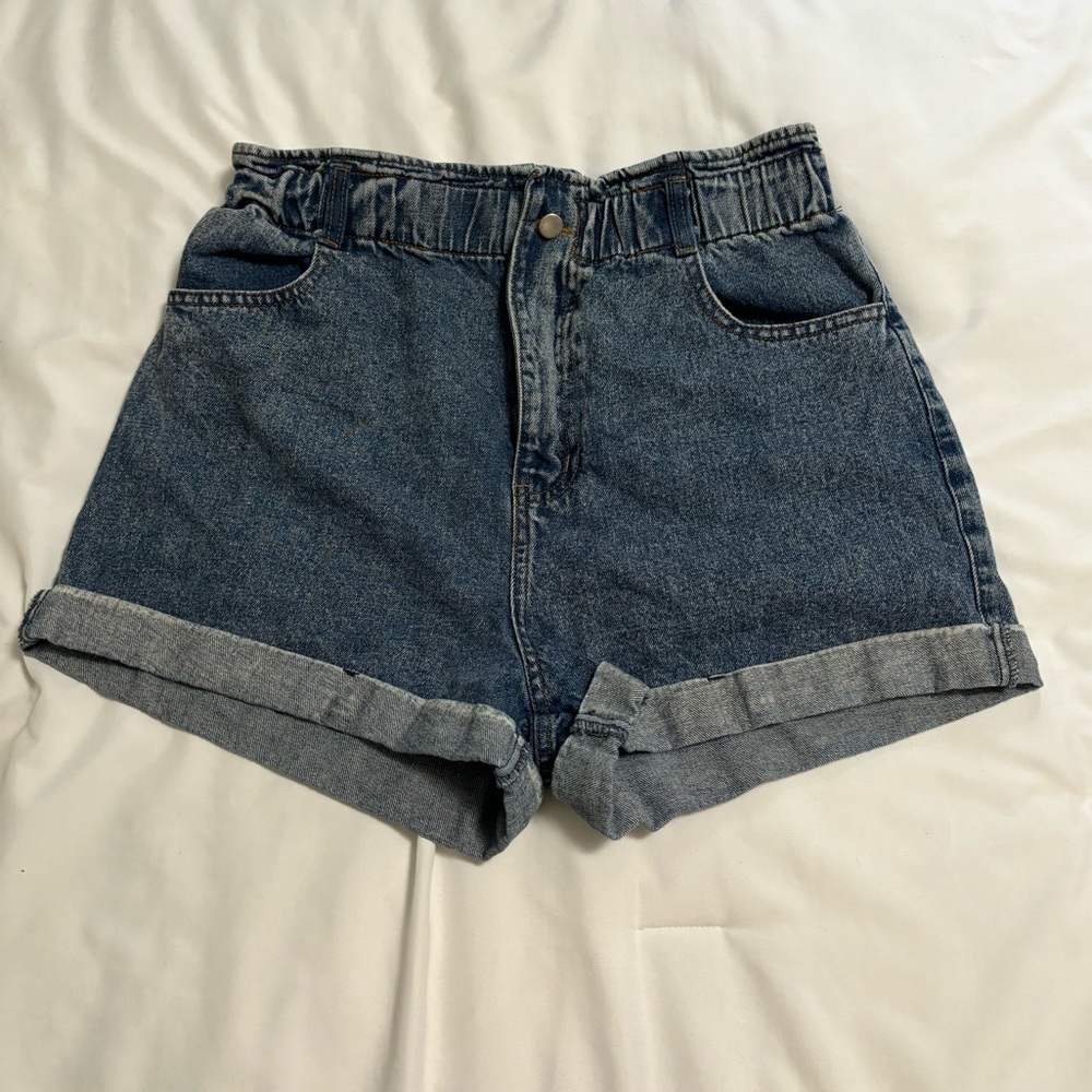 Wild Honey high waisted jean shorts